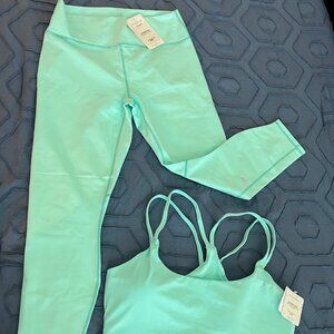 NWT Fabletics Define PowerHold® High-Waisted 7/8 Legging - Digital Tide, XL